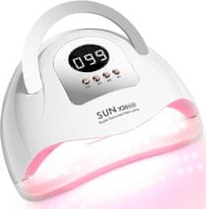 slomart UV LED lampa 380W, LED lampa za gel nokte s 81 LED diodom, 4 timera, automatski senzor, LCD zaslon, lampa za nokte za sve UV gel lakove za nokte, sušilica za nokte za kućnu i salonsku manikuru