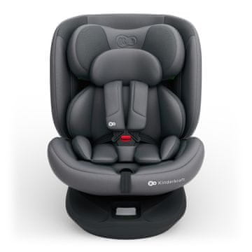 Kinderkraft I-GROW 2 Plus 4u1 dječja autosjedalica, i-Size, 40-150 cm, siva