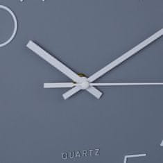Quartz Moderni zidni sat s baterijskim mehanizmom i arapskim brojevima
