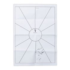 Northix DIY zidni sat s dekorativnim srcima i samoljepljivim vinilom