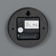 Northix Analogni zidni sat 30 cm sivi s metalnim kazaljkama