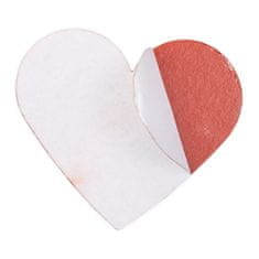 Northix DIY zidni sat s dekorativnim srcima i samoljepljivim vinilom