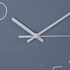 Quartz Moderni zidni sat s baterijskim mehanizmom i arapskim brojevima