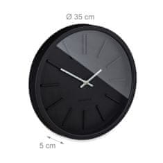 Quartz Moderni zidni sat na baterije s minimalističkim dizajnom