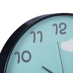 Quartz Dječji zidni sat lama s arapskim brojevima na baterije