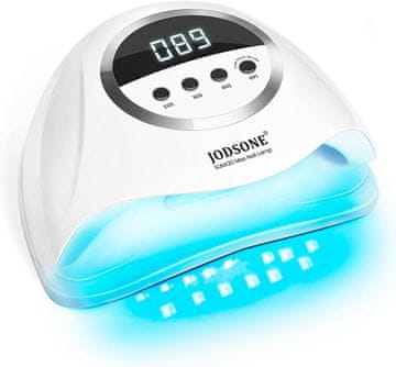 slomart JODSONE 320W UV LED lampa za nokte s automatskim senzorom, 72 dvostruke svjetlosne crvene LED diode i 4 timera (10/30/60/99s) - Profesionalna sušilica za nokte za prste/nožne nokte