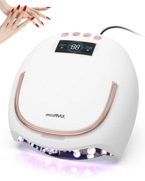 slomart NAILGIRLS UV/LED lampa za nokte 48 LED, 10/30/60/99s, LCD, uklonjivi pladanj, profesionalna sušilica za gel lak (utikač)
