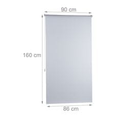 Northix Termo rolo zavjesa za zamračivanje bijela s lančanim mehanizmom