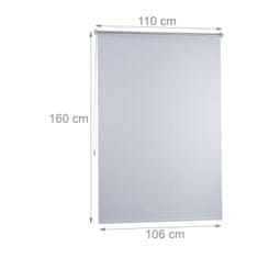 Northix Termo rolo zavjesa za zamračivanje bijela s lančanim mehanizmom