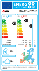 VOX electronics IDA12-VCWHS zidni klima uređaj