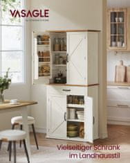 Songmics Kuhinjski ormarić 40x80x1786 cm bijeli