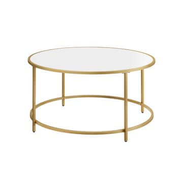 Songmics Kavaj stol okrugli 84x455 cm bijeli