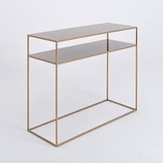 Custom Form Konzolni stol TENSIO 2 100x35x75 cm zlatna