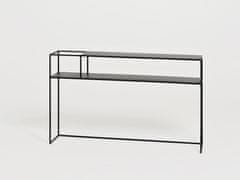 Custom Form Konzolni stol Senso Flower 120x25x75 cm crna