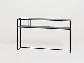 Custom Form Konzolni stol Senso Flower 120x25x75 cm crna