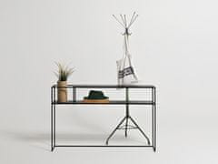 Custom Form Konzolni stol Senso Flower 120x25x75 cm crna