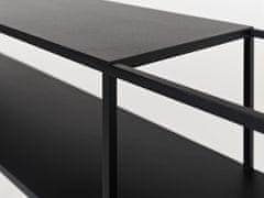 Custom Form Konzolni stol Senso Flower 120x25x75 cm crna