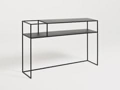 Custom Form Konzolni stol Senso Flower 120x25x75 cm crna