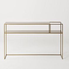 Custom Form Konzolni stol Senso Flower 120x25x75 cm zlatna