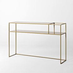 Custom Form Konzolni stol Senso Flower 120x25x75 cm zlatna