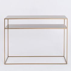 Custom Form Konzolni stol TENSIO 2 100x35x75 cm zlatna
