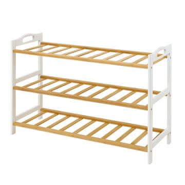 Northix Vješalica za odjeću s 3 police od bambusa i MDF-a