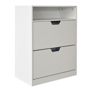 Northix Ormarić za cipele s izvlačnim pretincima i otvorenom policom