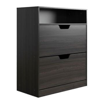 Northix Ormarić za cipele s izvlačnim pregradama i otvorenom policom