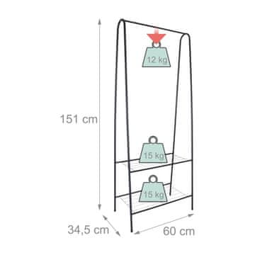 Northix Držač za kuhinjske rolete – elegantan, samostojeći i stabilan