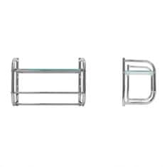 Northix Kupaonska polica s držačem za ručnike