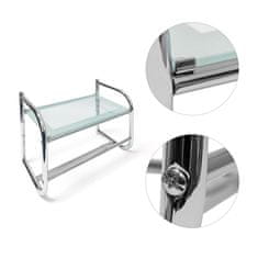 Northix Kupaonska polica s držačem za ručnike