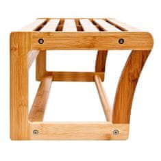 Northix Kupaonska polica s držačem za ručnike