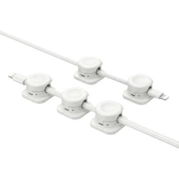 HOME & MARKER® Magnetski organizator kabela sa samoljepljivom podlogom, držač kablova, set 12 kom | CABLIP