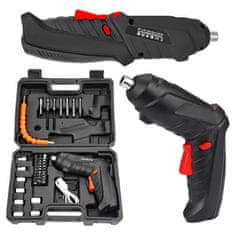 Vixson Snažan električni odvijač s USB punjenjem i nastavcima | PRODRILLEX