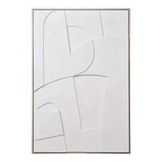 House Nordic Zidna dekoracija Madeline reljef 60x90 cm bijela