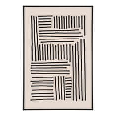 House Nordic Platno za zid Lipari 100x140 cm crna