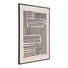 House Nordic Platno za zid Lipari 100x140 cm crna
