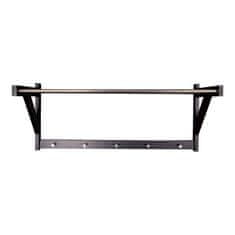 House Nordic Polica za šešire Padova 78x32x34 cm crna