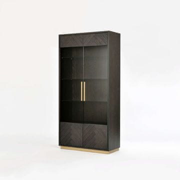 Livin Hill Vitrina SEV26-2 100x200x41 cm crna