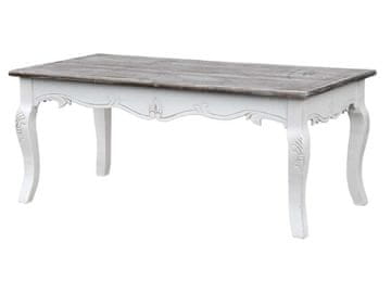 Livin Hill Stolić za kavu Rimini bijela 120x50x60 cm bijela