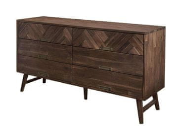 Livin Hill Komoda ASTB04 155x80x45 cm smeđa