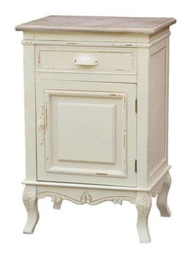 Livin Hill Noćni ormarić Rimini RI113 45x69x35 cm krem