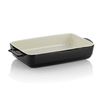 Kela Posuda za pečenje KL-11936 Posuda za pečenje s okusom maline 22 x 37,5 cm crna
