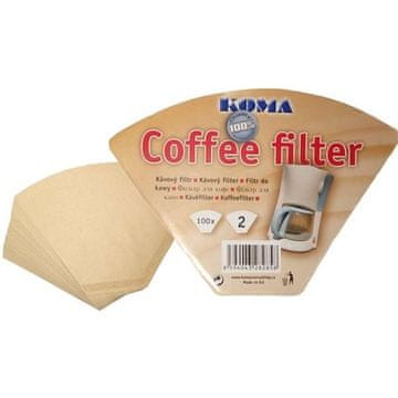 KOMA Filter za kavu KF02 filter za kavu br. 2 - 100da u pakiranju