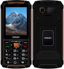 Evolveo Mobilni telefon StrongPhone Z6 Black Orange