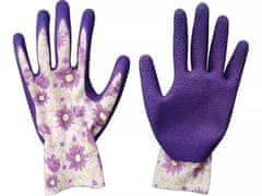 Extol Lady Rukavica 8856665 poliesterske rukavice, bešavne, poluumočene u lateks, veličina 8