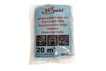 Ostatní Pokrivna folija Euro Tools 166762 LDPE masking film, 50 µm, 4 x 5 m, opaque