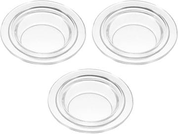 slomart 3 zamjenske staklene posude za grijač voska. Hermetičke posude za mirisno ulje. Univerzalni ulošci za aromaterapiju i mirisna ulja.