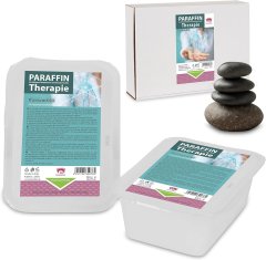 slomart Kosmetex Parafin terapija - parafinski oblozi za ruke i noge. Za reumu, upale zglobova. Parafinski blok (2x 500ml). Bez mirisa.