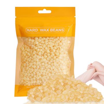 slomart 100 g voskovih perlica za depilaciju, toplo voskanje, vosak za depilaciju, za depilaciju u perlicama, vosak za lice, za noge, ruke, muškarce i žene, svijetlo žuta